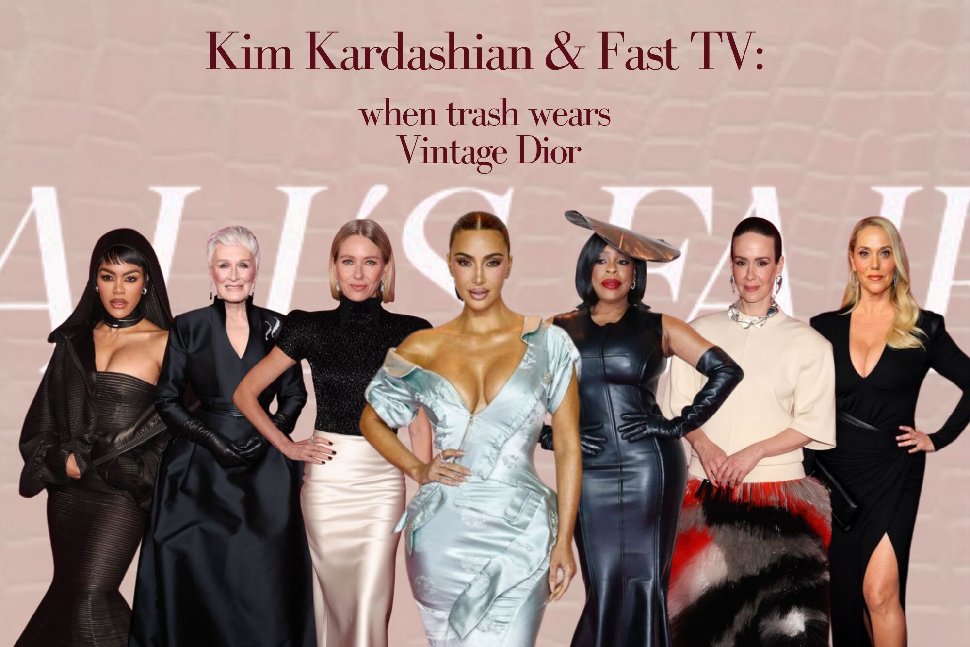 Kim Kardashian & Fast TV: when trash wears Vintage Dior